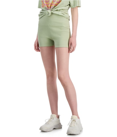 Ribbed Bike Casual Mini Shorts