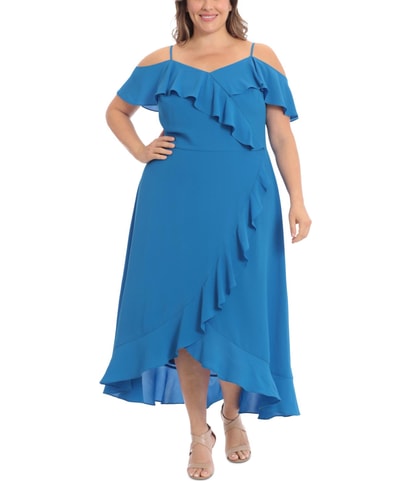 Ruffled Wrap Dress