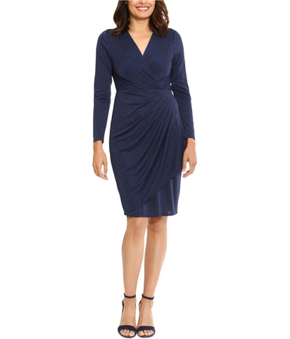 Glittery Wrap Dress