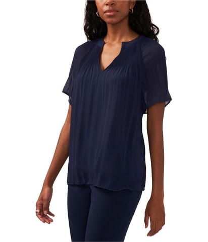 Pleated Tunic Blouse
