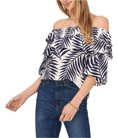 Off the Shoulder Peplum Blouse