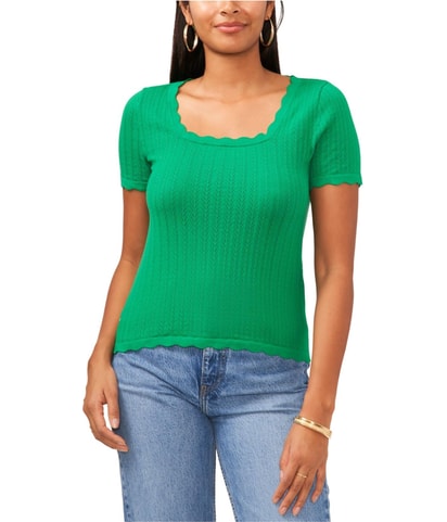 Pointelle Knit Sweater