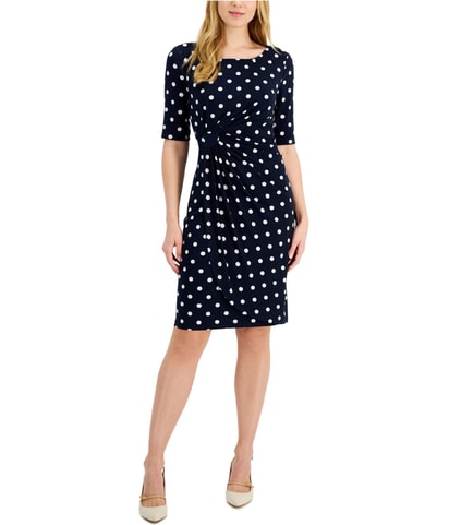Side-Tab Sheath Dress