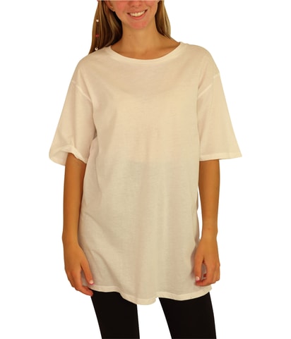 Oversized Solid Basic T-Shirt