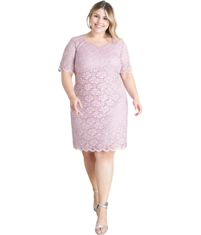 Floral Lace Cocktail Dress
