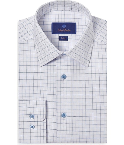 Trim Button Down Dress Shirt