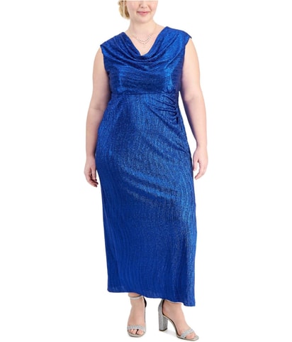 Sparkly Slit Maxi Dress