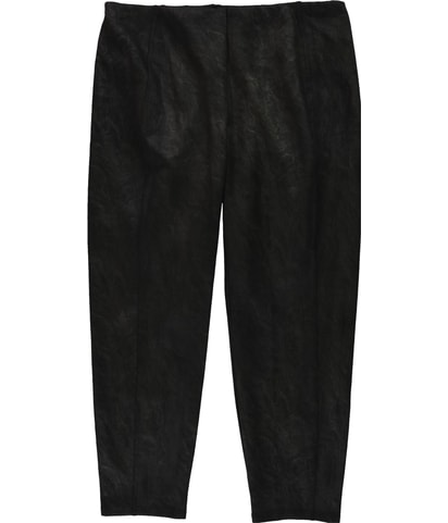 Metallic Scuba Tapered Leggings Dress Pants