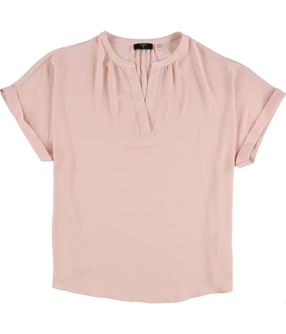 Solid Tunic Blouse