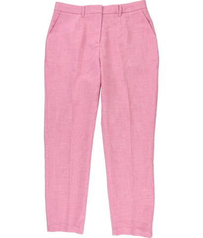 Woven Straight Leg Slim Dress Pants
