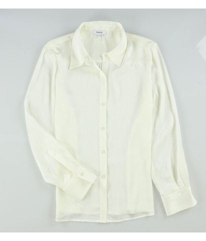 Mixed Media Button Up Shirt