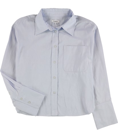 Solid Button Up Shirt