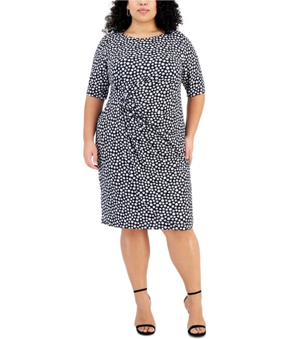 Stretch-enhanced Sheath Dress