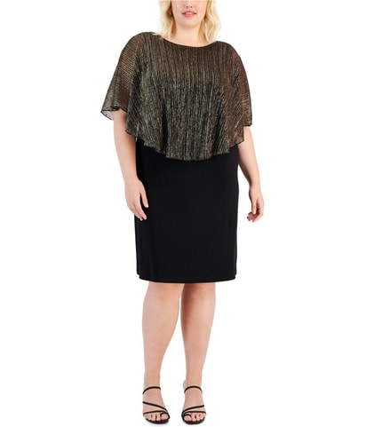 Metallic Asymmetrical Dress