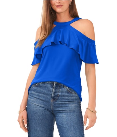 Ruffled Halter Top Shirt