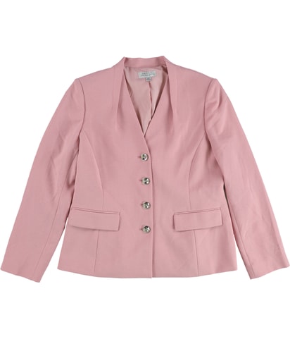 Pintuck Collar Four Button Blazer Jacket