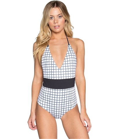 Carmel One Piece Halter Top Swimsuit