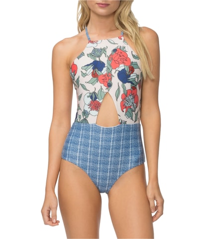 Lela One Piece Halter Top Swimsuit