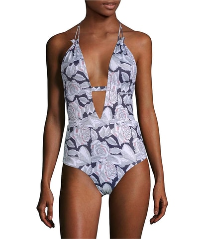 Emme One Piece Halter Top Swimsuit