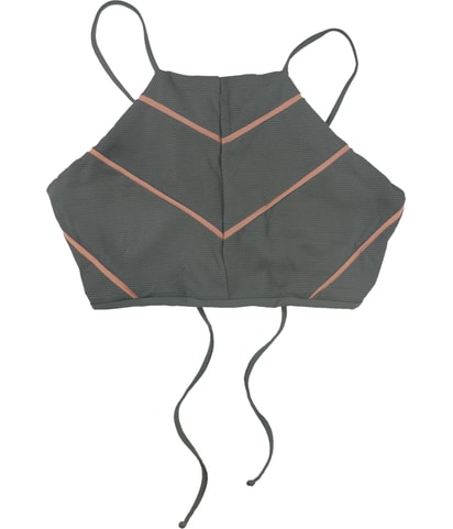 Easton Glossy Pique Halter Swim Top