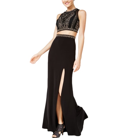 Studded A-line Skirt