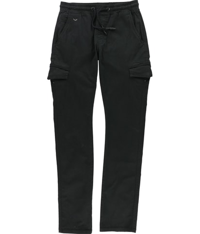 Dropped Crotch Straight Leg Relaxed Chino Casual Pants