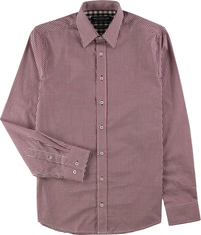 Checkered Modern Fit Button Down Dress Shirt