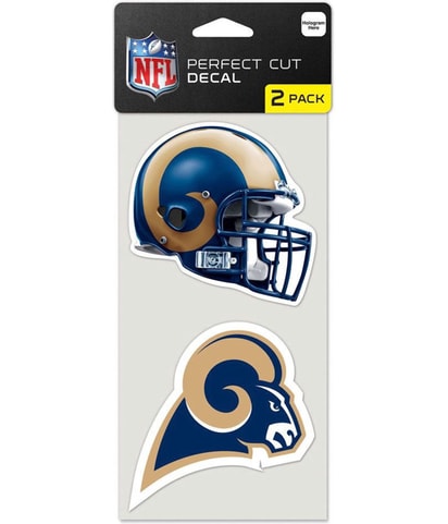 LA Rams 2 Pack Decal Souvenir