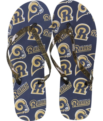 LA Rams Flip Flop Sandals