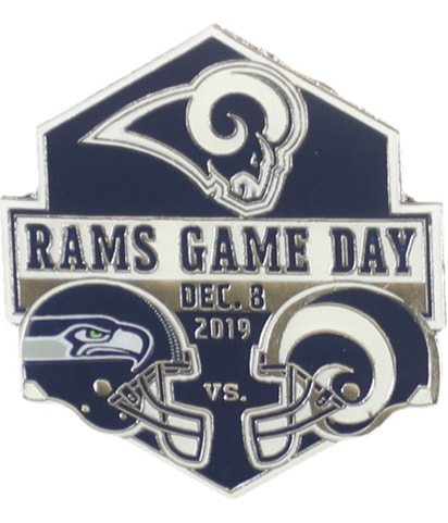 Rams Game Day Brooch Pin