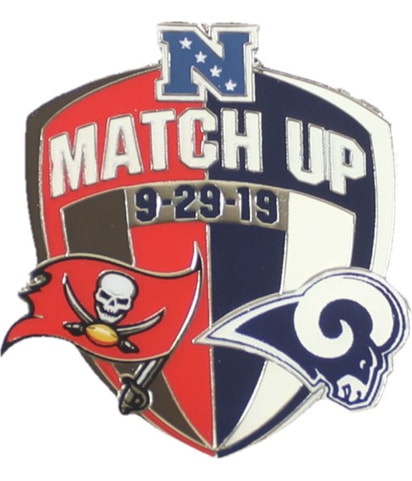 LA Rams Match Up Brooch Pin