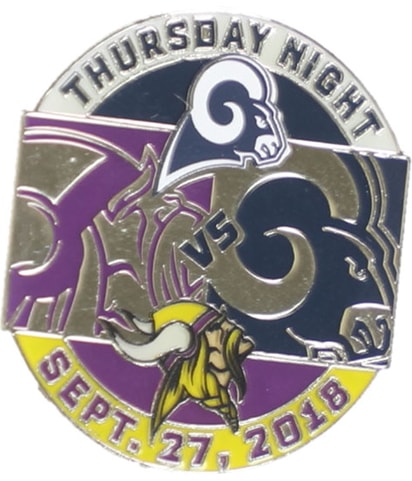 Rams Vs Vikings Pins Brooch Souvenir