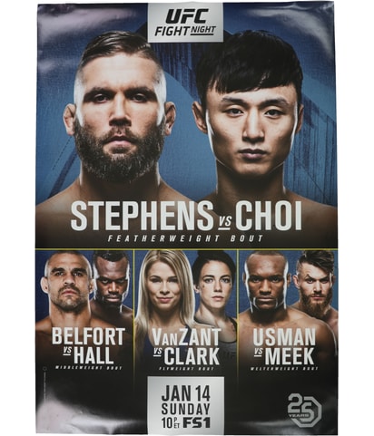 Fight Night Jan 14th Sunday Official Poster