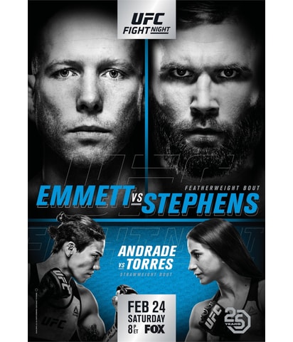 Fight Night Feb 24 Saturday Official Poster