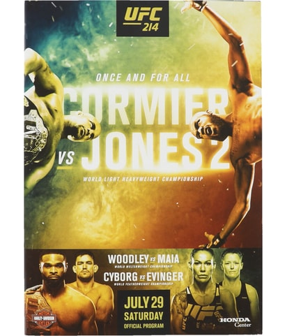 214 Cormier vs Jones 2 Official Program