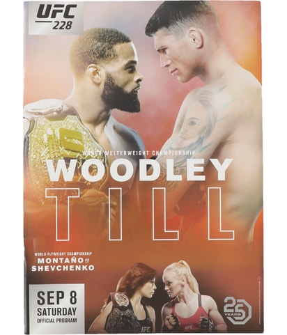 228 Woodley vs Till Official Program
