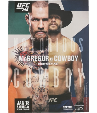 246 McGregor vs Cowboy Official Program