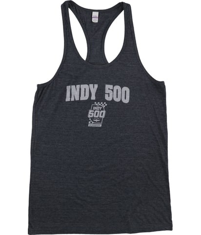 Graphic Print Racerback Tank Top