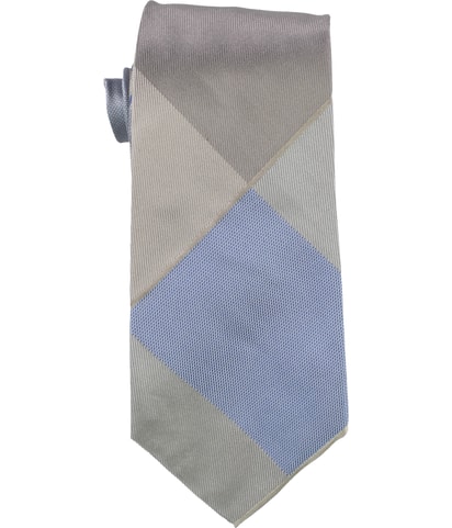 Color Blocks Self-tied Necktie