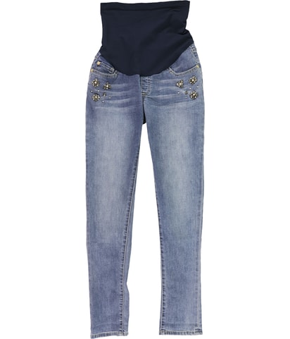 High Waist Tapered Slim Jeans