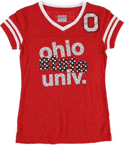 Ohio State univ. Embellished T-Shirt