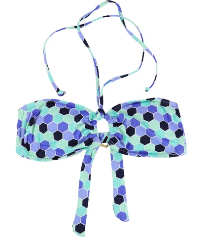 Hexagon Wild Halter Swim Top