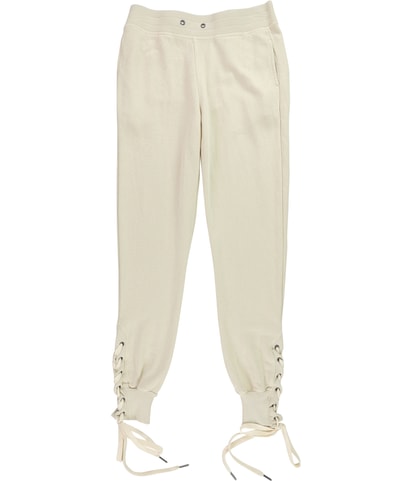 Lace Up Straight Leg Jogger Casual Pants