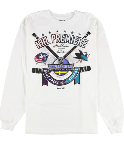 2010 Columbus Blue Jackets VS San Jose Sharks Graphic T-Shirt