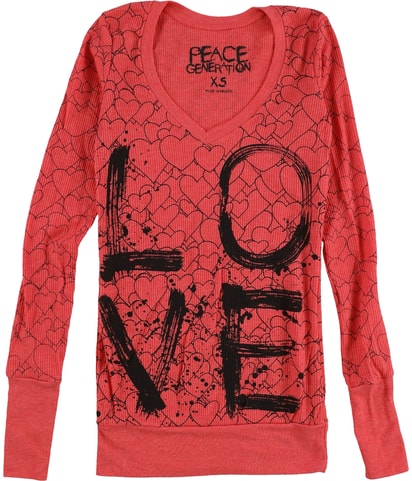 Love With Hearts Graphic T-Shirt