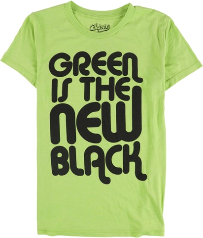 Green Is The New Black Graphic T-Shirt