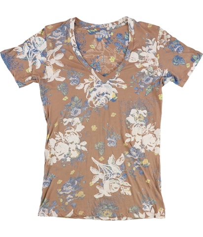 Floral Print Graphic T-Shirt