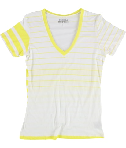 Two Tone Stripes Basic T-Shirt