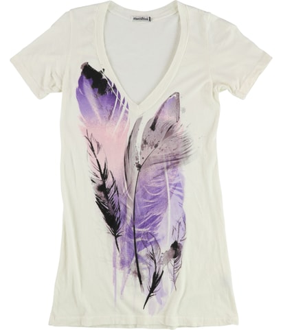 Purple Leaf Graphic T-Shirt