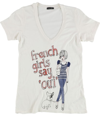 French Girls Say Oui Graphic T-Shirt